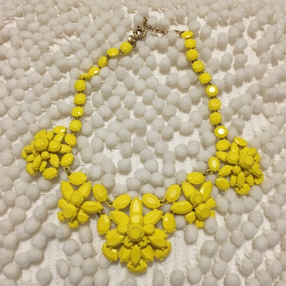 Jcrew Yellow Cluster Necklace - Picture 2 of 4